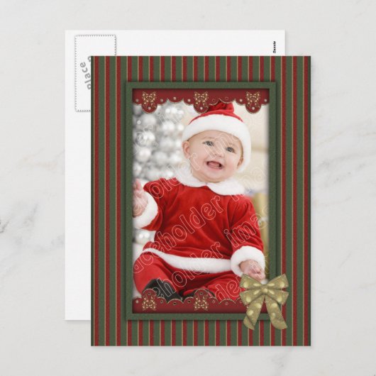 Modèle de Noël festif (Devant / Derrière)