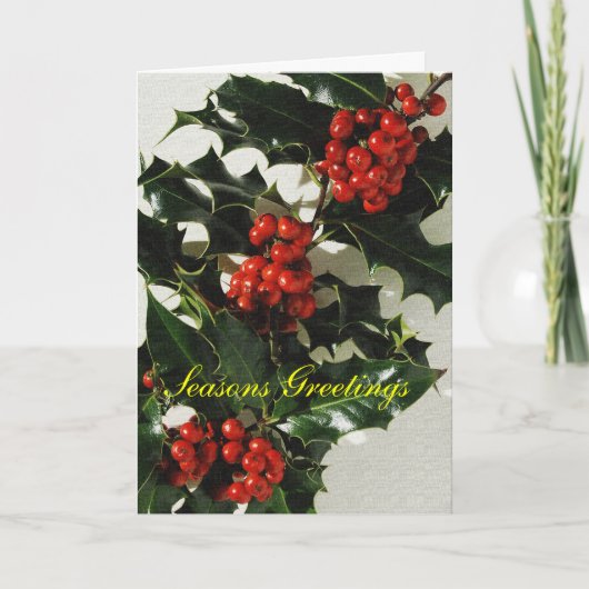 Modèle de Noël Holly (Devant)