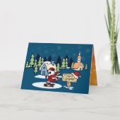 Modèle de Noël Panda Skateboarder (Devant)