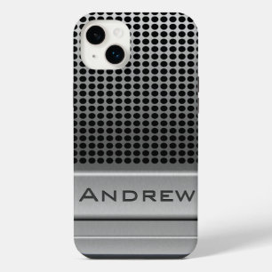 Modèle de nom de microphone rétro
