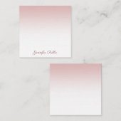 Modèle de nom de script d'écriture manuscrite Rose (Devant / Derrière)