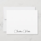 Modèle de nom de script moderne élégant personnali (Dos)