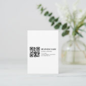 Modèle de nom d'entreprise de code QR personnalisé (Debout devant)