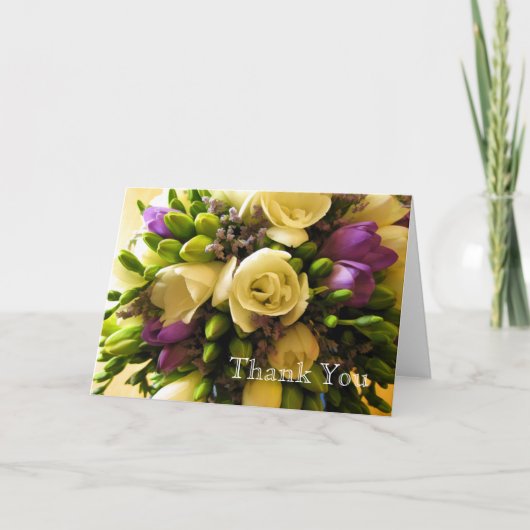 Modèle de notes de remerciement de mariage (Devant)