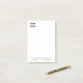 Modèle de notes Post-it® personnalisé pour votre e (Sur un bureau)