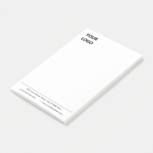 Modèle de notes Post-it® personnalisé pour votre e (Incliné)