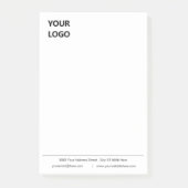 Modèle de notes Post-it® personnalisé pour votre e (Devant)