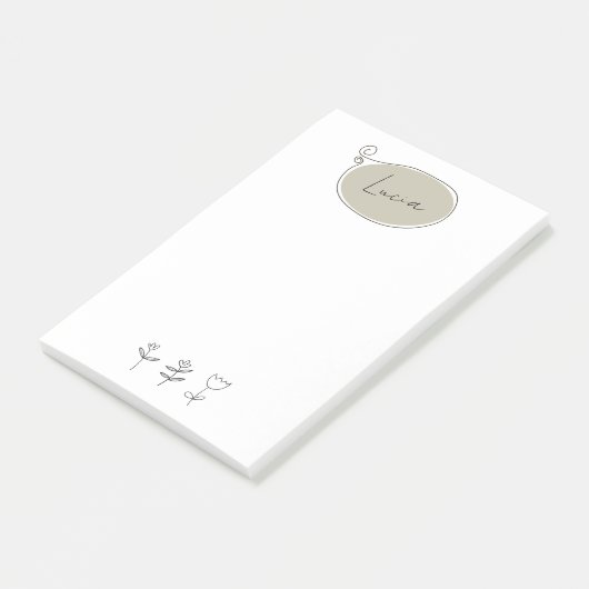 Modèle de notes Post-it® pour Doodles à main (Incliné)