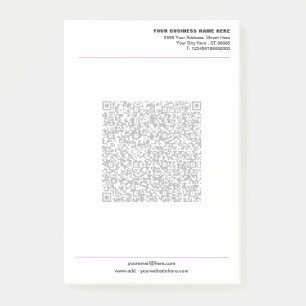 Modèle de notes Post-it® pour entreprise avec code
