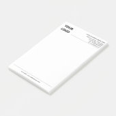 Modèle de notes Post-it® pour entreprises personna (Incliné)