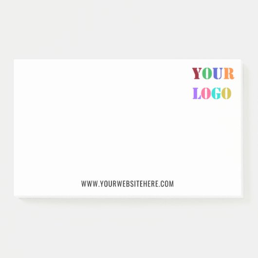 Modèle de notes post-it® pour l'entreprise (Devant)