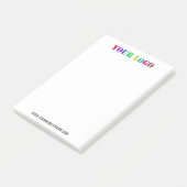 Modèle de notes post-it® pour l'entreprise (Incliné)