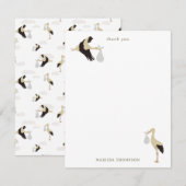 Modèle de nouveau-né garçon fille cigogne (Devant / Derrière)