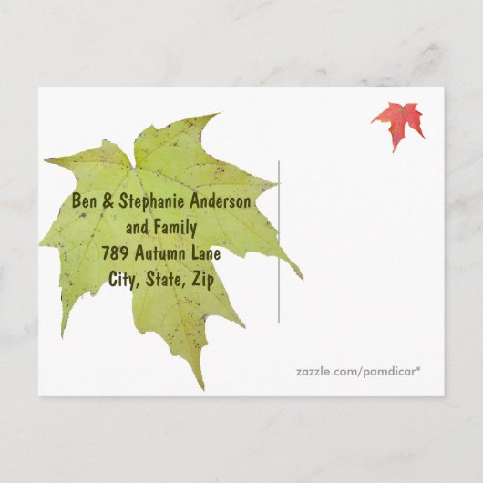 Modèle de nouvelle adresse de sol forestier (Dos)