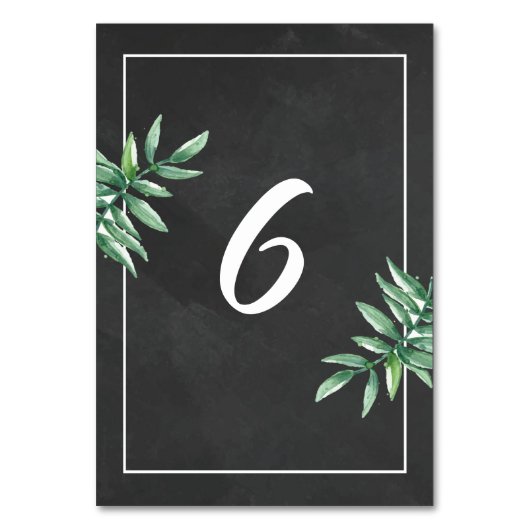 Modèle de numéro de table de mariage (Par défaut)