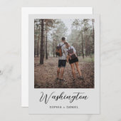 Modèle de numéros de table de mariage avec photos (Devant / Derrière)