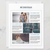 Modèle de page À propos de moi pour photographe (Dos)
