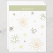 Modèle de papier à lettres personnalisé (Devant / Derrière)