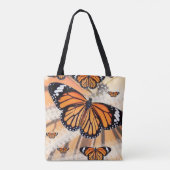 Modèle de papillon monarque sur sac fourre-tout (Dos)
