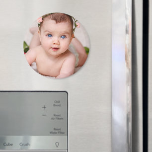 Modèle de photo de bébé pour enfants cadeau aimant
