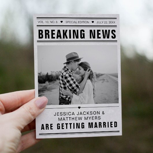 Modèle de photo de journal à la une grunge