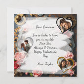 Modèle de photo de la Saint-Valentin gothique Stea (Dos)