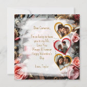 Modèle de photo de la Saint-Valentin Steampunk got (Dos)