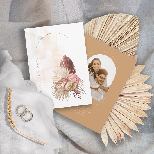 Modèle de photo de mariage Boho Oasis ID959