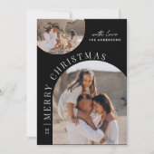 Modèle de photo de Noël avec disposition d'arche n (Devant)