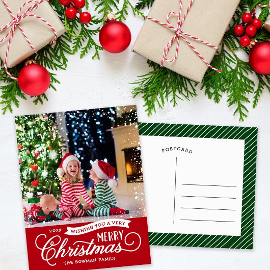 Modèle de photo de Noël très joyeux