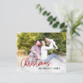 Modèle de photo de vacances de Noël à budget  (Debout devant)