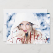 Modèle de photo de vacances Joyeux Noël Superposit (Devant)