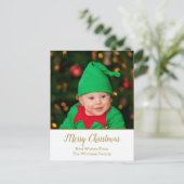 Modèle de photo Joyeux Noël (Debout devant)