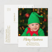 Modèle de photo Joyeux Noël (Devant / Derrière)