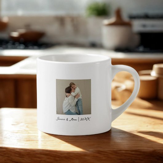 Modèle de photo minimal Mug Fête des Mères
