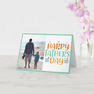 Modèle de photo moderne pour la fête des pères
