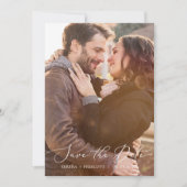 Modèle de photo noir délicat pour carte de sauvega (Devant)