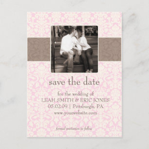 Modèle de photo pour annoncer la date