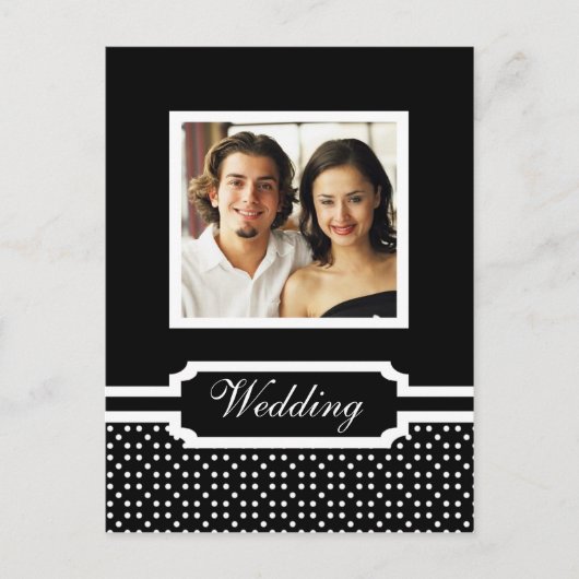 Modèle de photo pour faire-part de mariage (Devant)