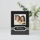 Modèle de photo pour faire-part de mariage (Debout devant)