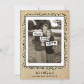 Modèle de photo pour faire-part de mariage (Devant)