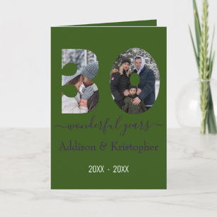 Modèle de photo pour le 30e anniversaire Love Fore