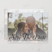 Modèle de photo pour sauvegarde de date de mariage (Devant / Derrière)