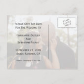 Modèle de photo pour sauvegarde de date de mariage (Dos)