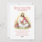 Modèle de photo religieuse pour la bénédiction de (Dos)