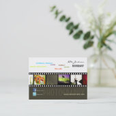 Modèle de photos cartes de visite de portefeuille (Debout devant)