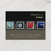 Modèle de photos cartes de visite de portefeuille (Dos)