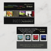 modèle de photos cartes de visite du portefeuille (Devant / Derrière)