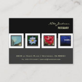 modèle de photos cartes de visite du portefeuille (Dos)