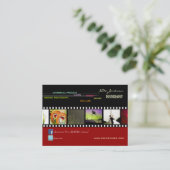 modèle de photos cartes de visite du portefeuille (Debout devant)